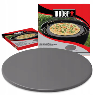 Okrúhly PIZZA STONE cordieritový kameň na pečenie 36cm Weber
